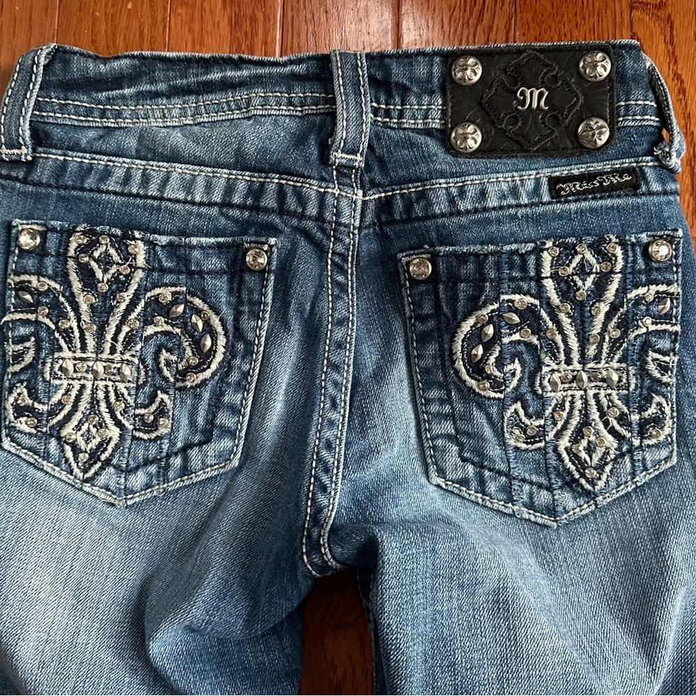 Miss Me girls 12 boot cut jeans
